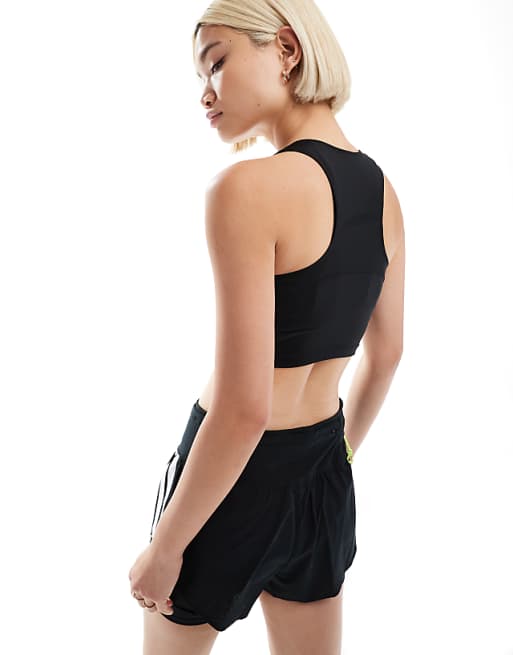 Asos Adidas Running Adizero Tank In Black