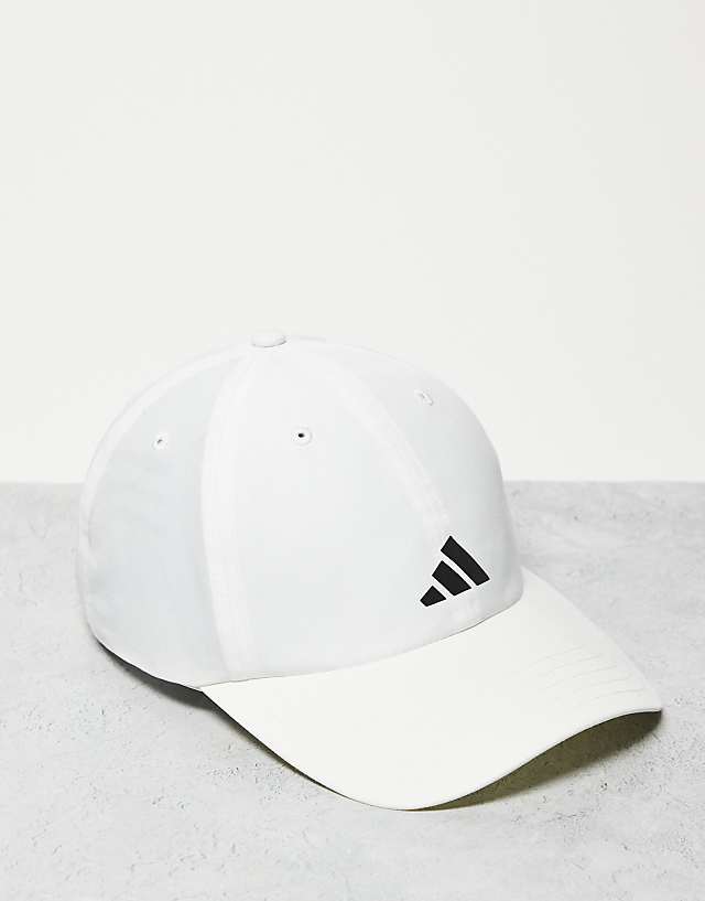 asos adidas Running essentials cap in white