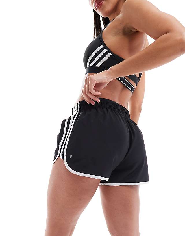 Asos Adidas Running M20 Shorts In Black
