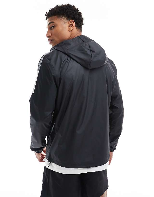 Asos Adidas Running Own The Run Jacket In Black