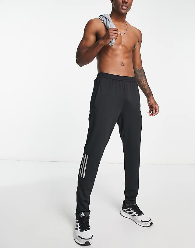 Asos Adidas Running Own The Run Joggers In Black