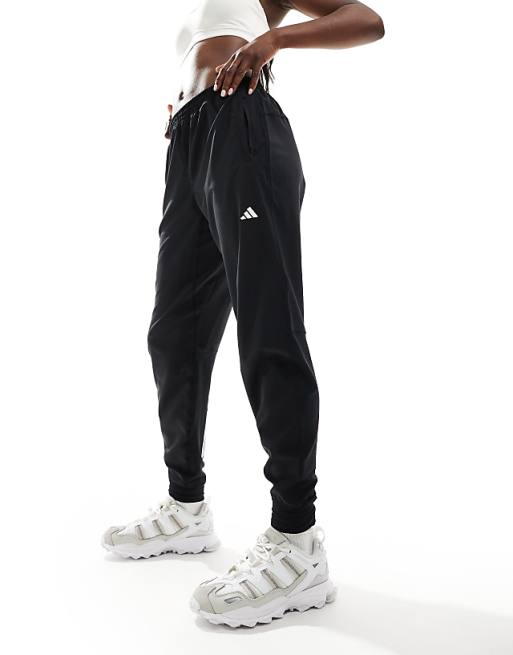 asos adidas Running Own The Run Joggers in black