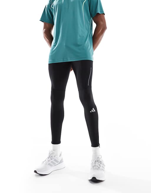Asos Adidas Running Own The Run Leggings In Black