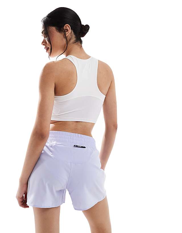 Asos Adidas Running Own The Run Shorts In Lilac
