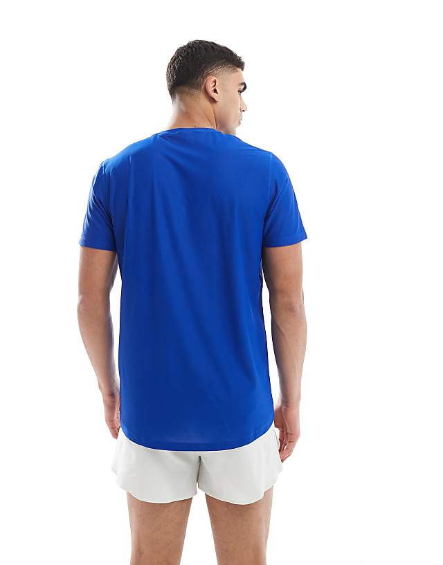 Asos Adidas Running Own The Run T-shirt In Blue