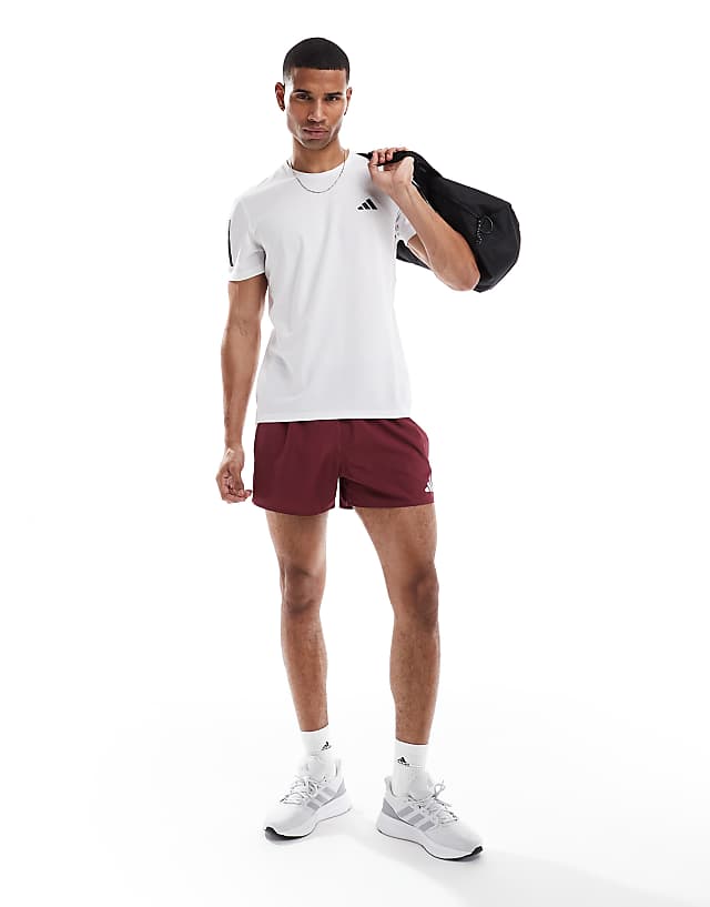 Asos Adidas Running Own The Run T-shirt In White