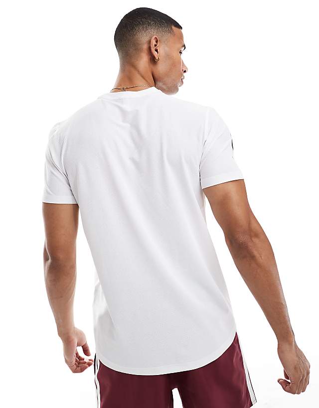 Asos Adidas Running Own The Run T-shirt In White