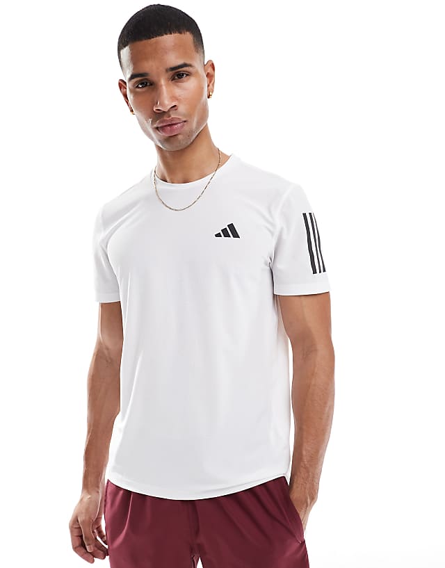 asos adidas Running Own The Run t-shirt in white