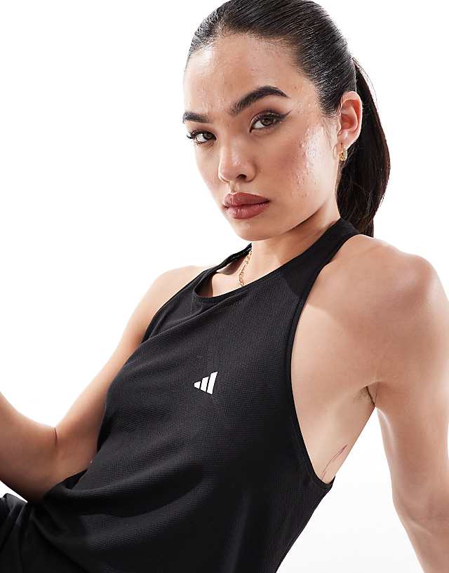 Asos Adidas Running Own The Run Tank In Black