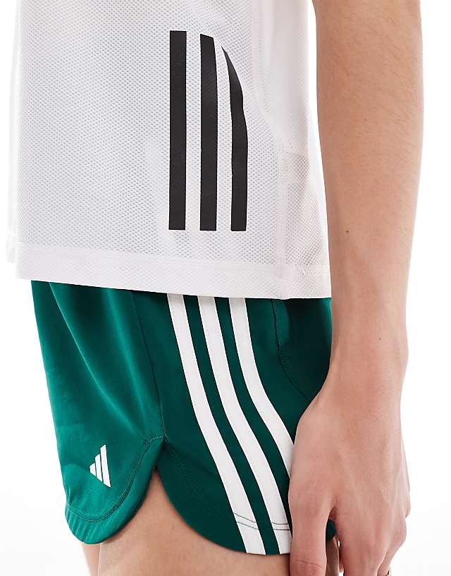 Asos Adidas Running Own The Run Tank In White