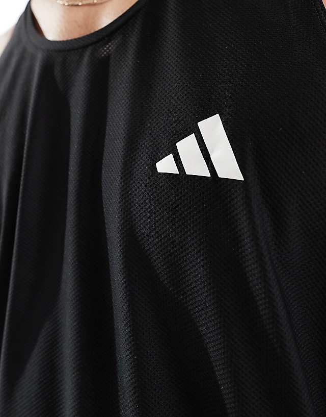 Asos Adidas Running Own The Run Vest In Black