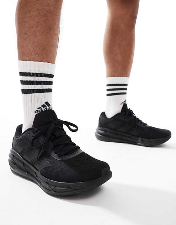 asos adidas Running Questar 3 trainers in black