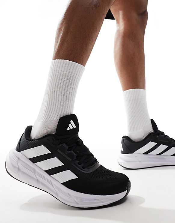 asos adidas Running Questar 3 trainers in black