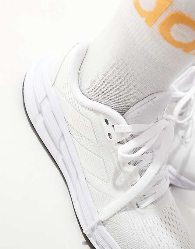 Asos Adidas Running Questar 3 Trainers In White