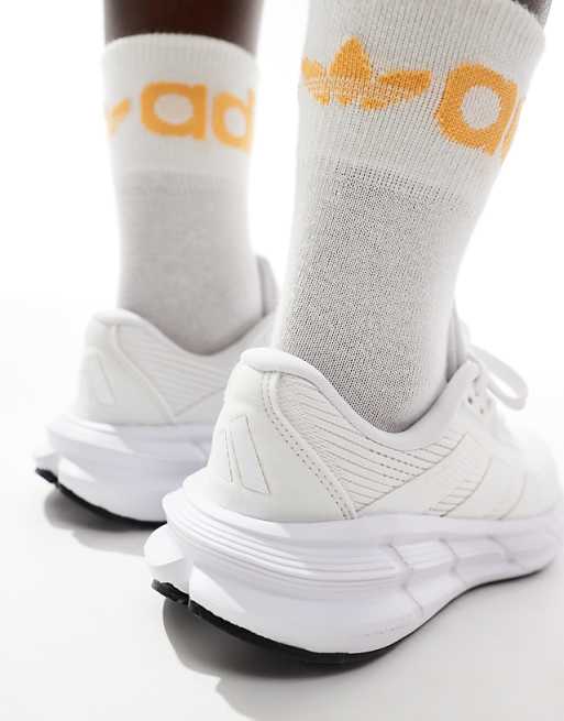 Asos Adidas Running Questar 3 Trainers In White
