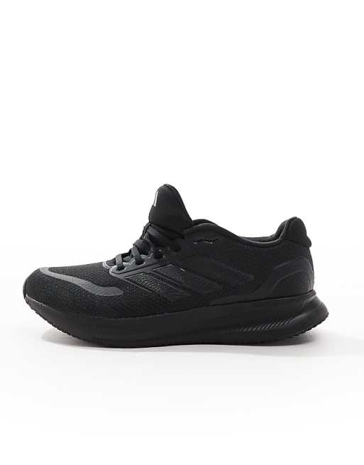 Asos Adidas Running RunFalcon Trainers In Black