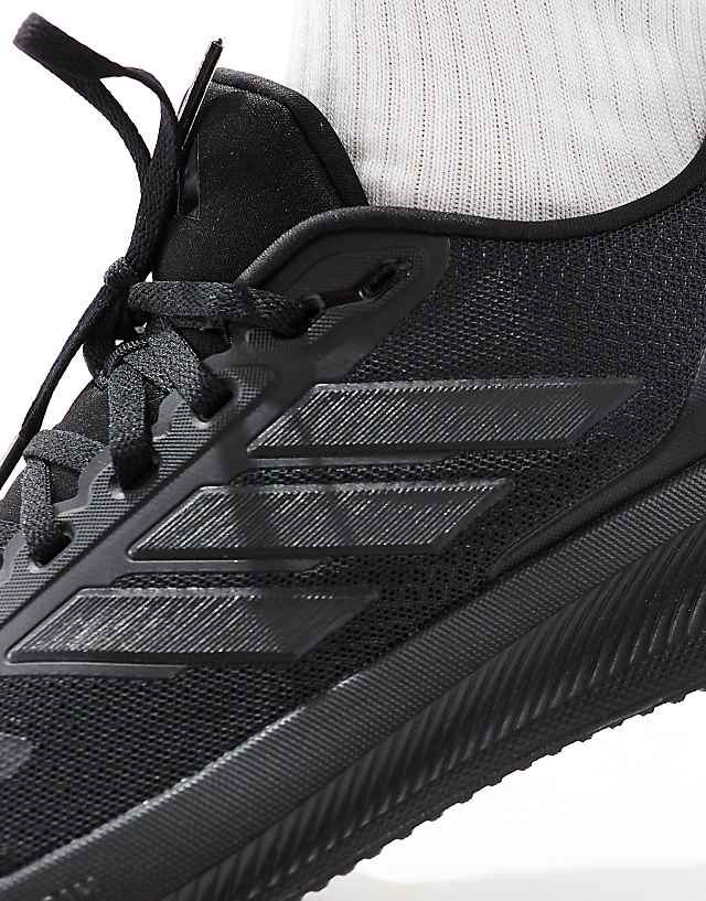 Asos Adidas Running RunFalcon Trainers In Black