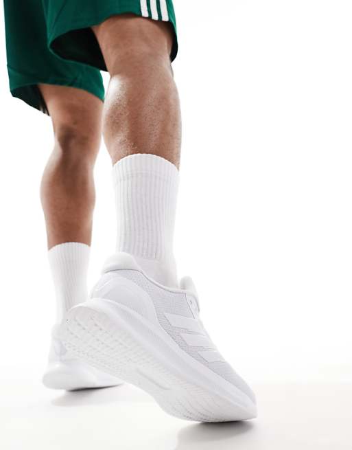 Asos Adidas Running RunFalcon Trainers In White