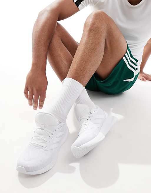 Asos Adidas Running RunFalcon Trainers In White