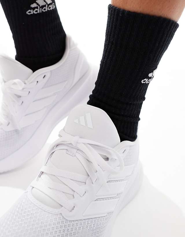 Asos Adidas Running Runfalcon Trainers In White