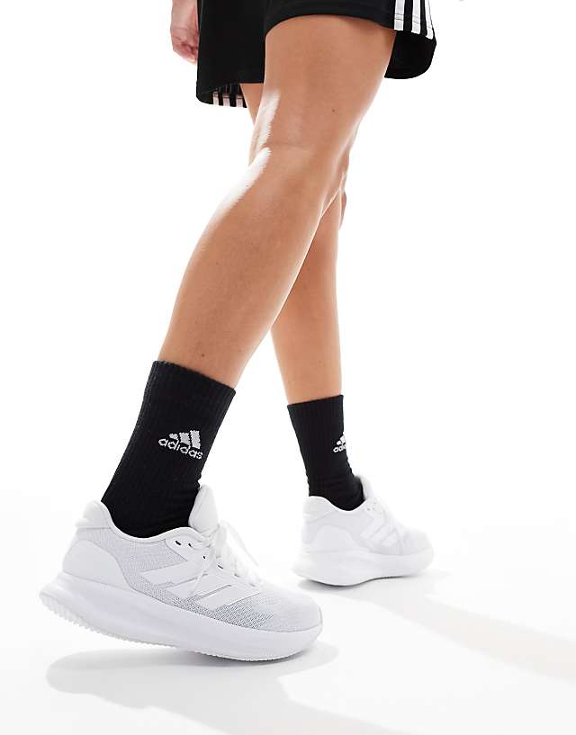 Asos Adidas Running Runfalcon Trainers In White