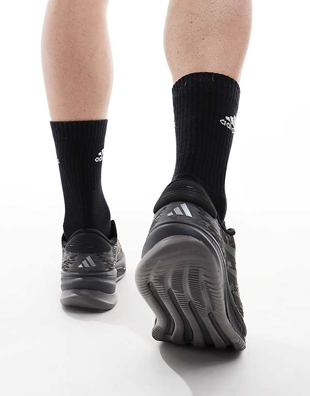 Asos Adidas Running Supernova Lightflow In Black