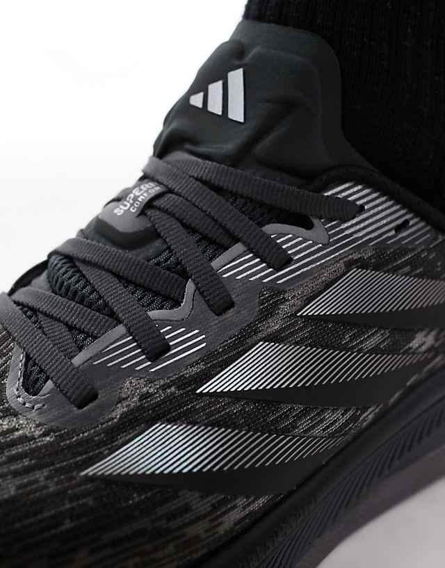 Asos Adidas Running Supernova Lightflow In Black