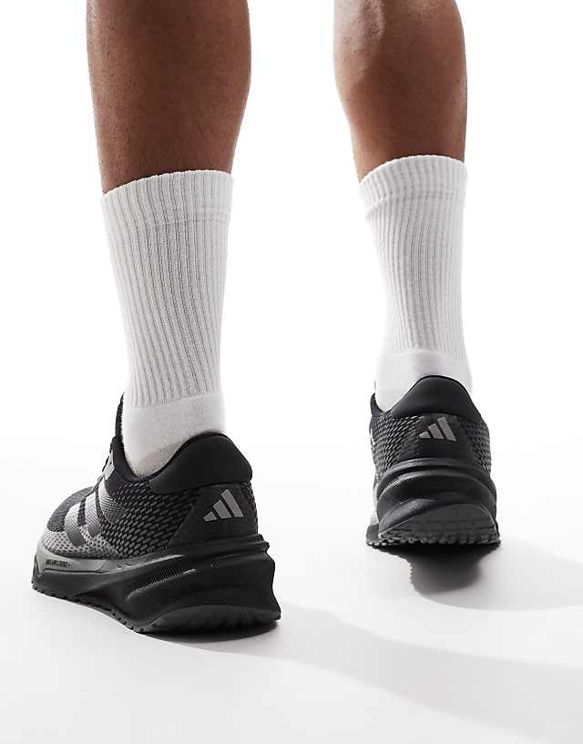 Asos Adidas Running Supernova Trainers In Black