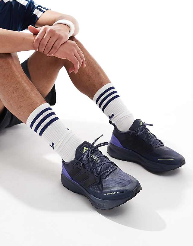 asos adidas Running Ultrarun 5 trainers in navy