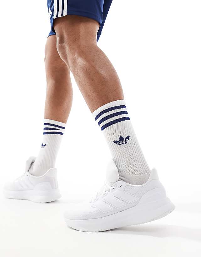 asos adidas Running Ultrarun 5 trainers in white