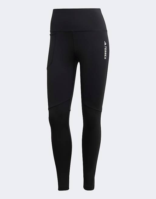 Asos Adidas Terrex Multi Leggings In Black