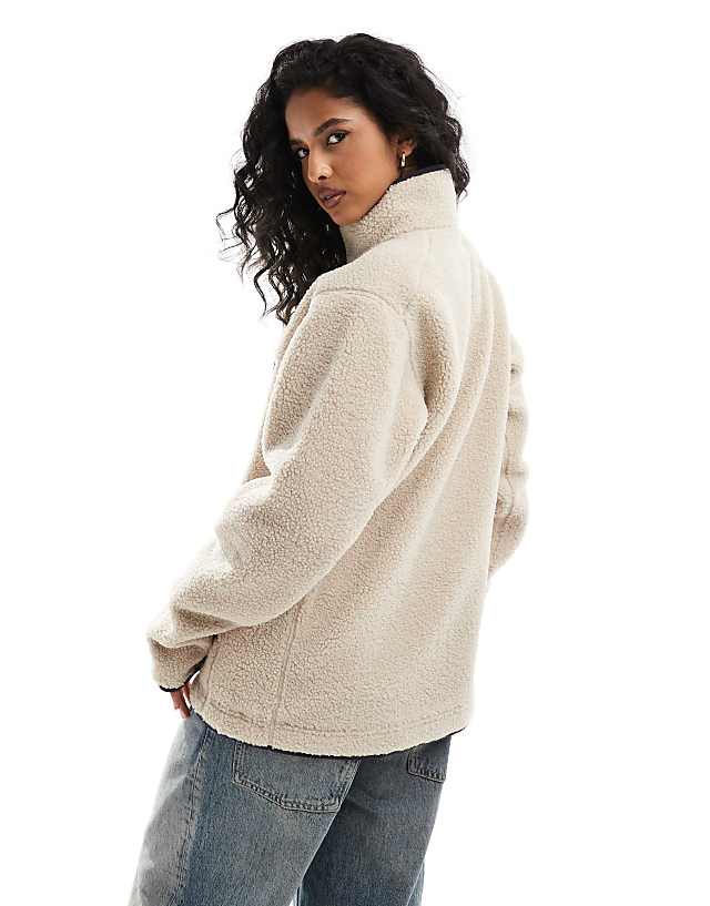 Asos Adidas Terrex Unisex Teddy Fleece In Beige