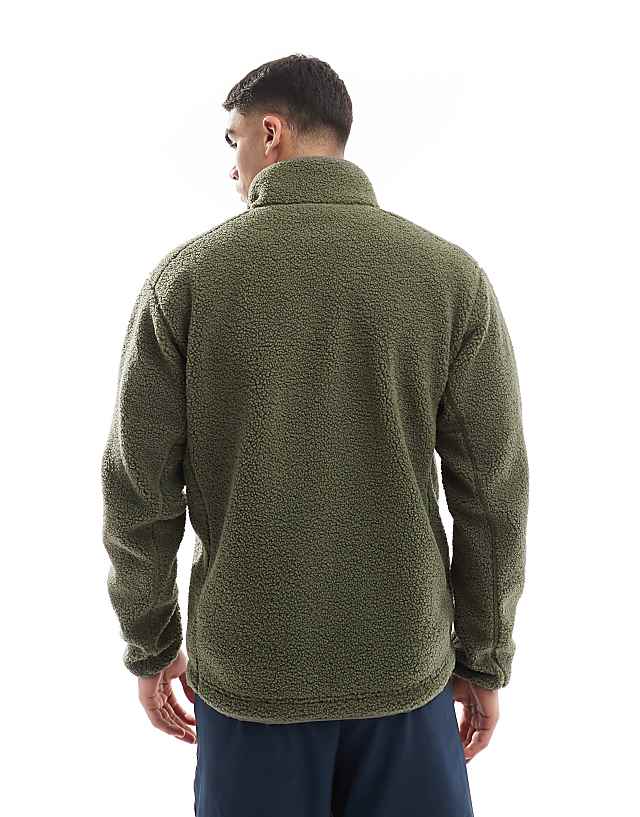 Asos Adidas Terrex Unisex Teddy Fleece In Khaki