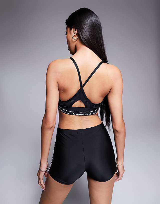 Asos Adidas Training AERCT Bra In Black