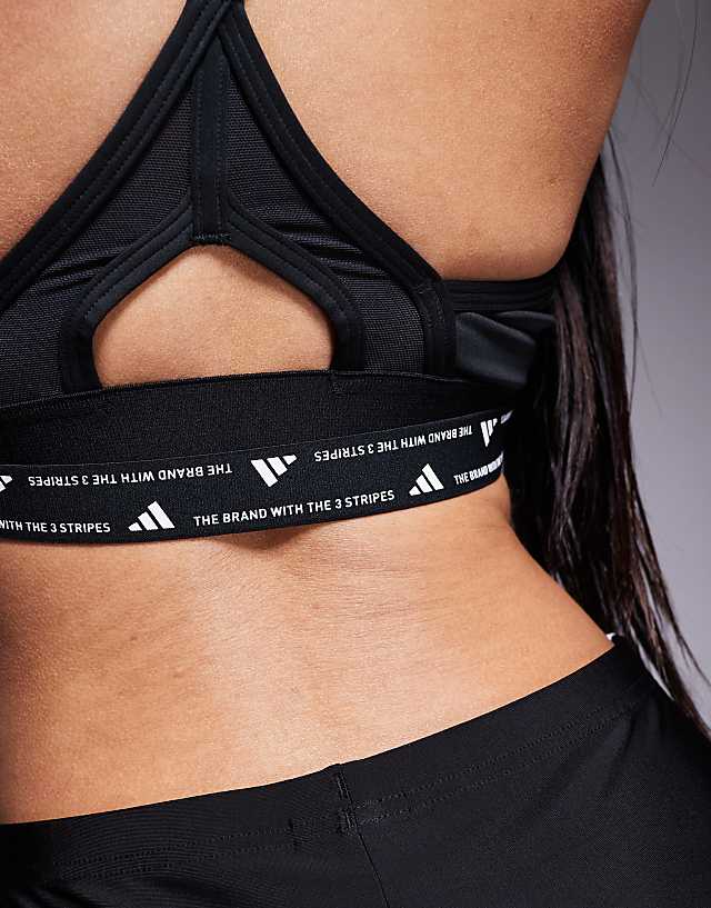 Asos Adidas Training AERCT Bra In Black