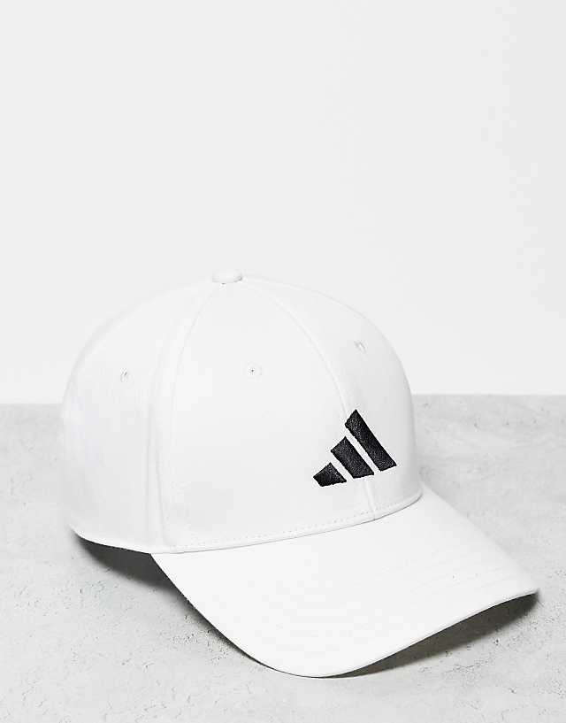asos adidas Training cotton baseball cap in white