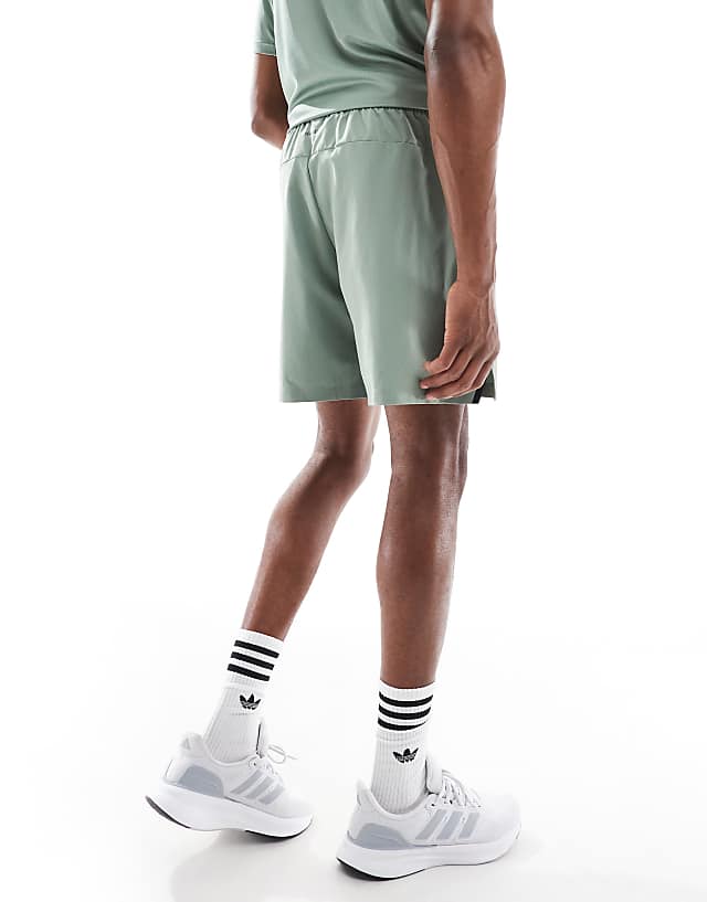 Asos Adidas Training D4T Short In Silver Green