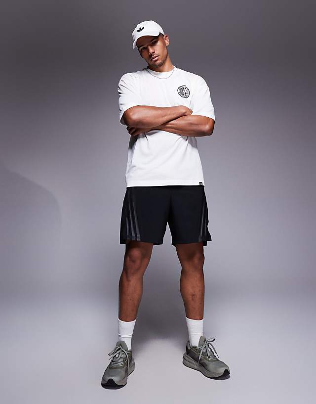 asos adidas Training D4T shorts in black