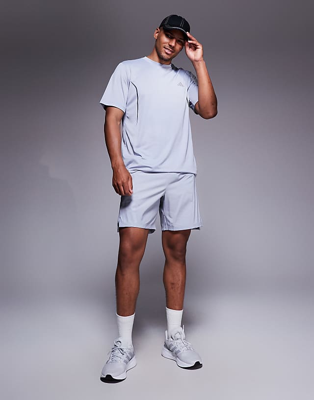 asos adidas Training D4T shorts in grey