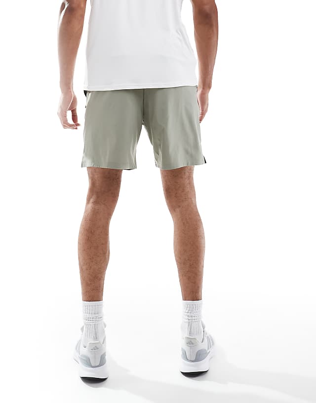 Asos Adidas Training D4T Shorts In Silver Grey