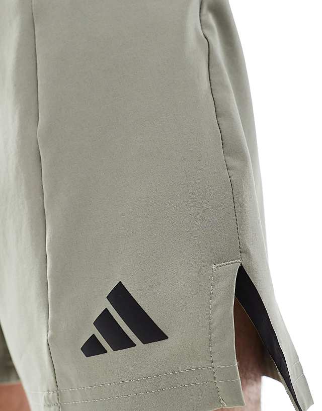Asos Adidas Training D4T Shorts In Silver Grey