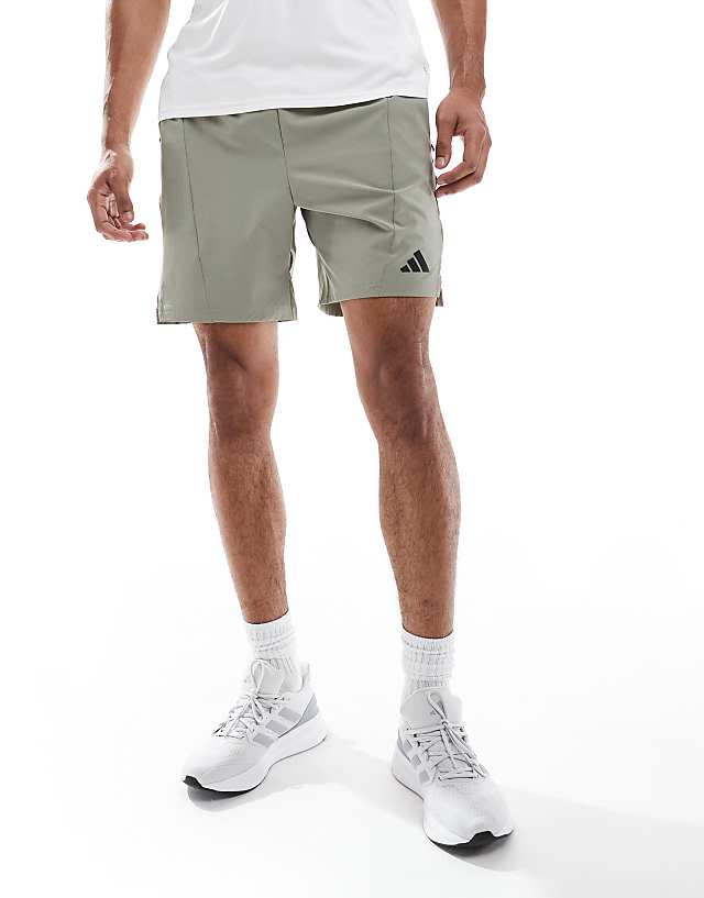 Asos Adidas Training D4T Shorts In Silver Grey