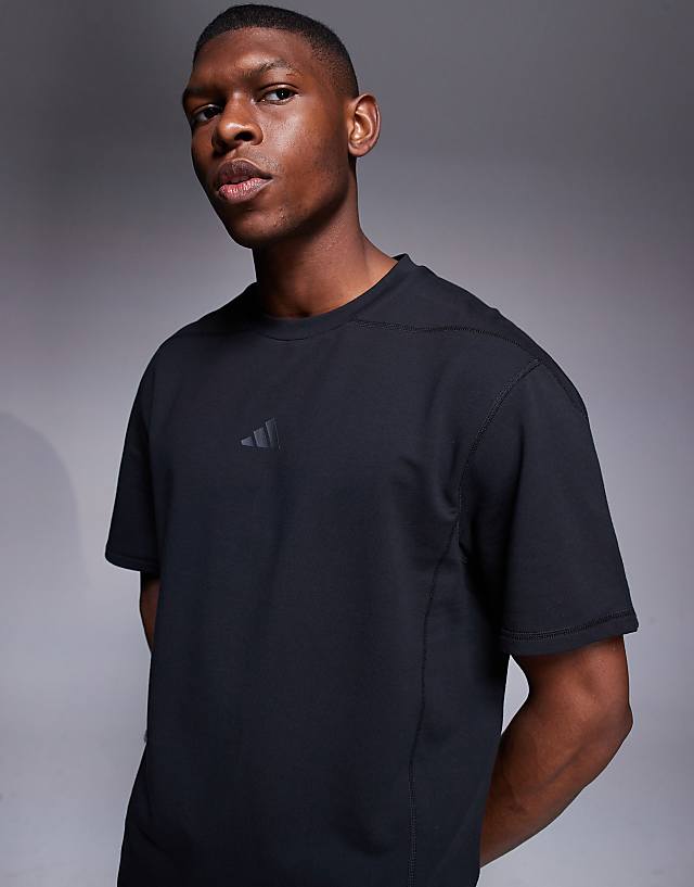 Asos Adidas Training D4T T-shirt In Black