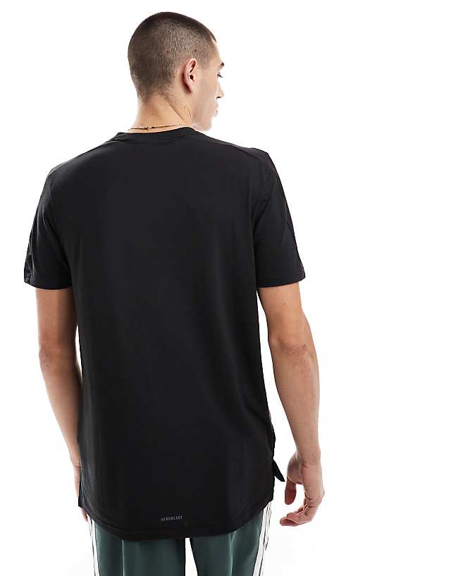 Asos Adidas Training D4T T-shirt In Black