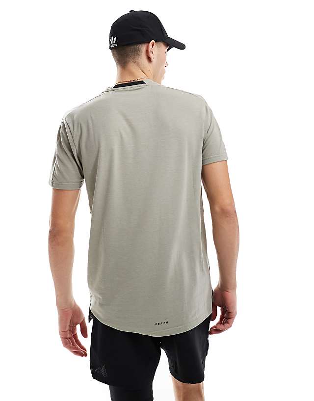 Asos Adidas Training D4T T-shirt In Silver Grey