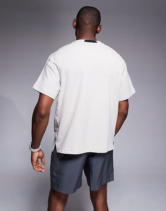 Asos Adidas Training D4T T-shirt In Stone