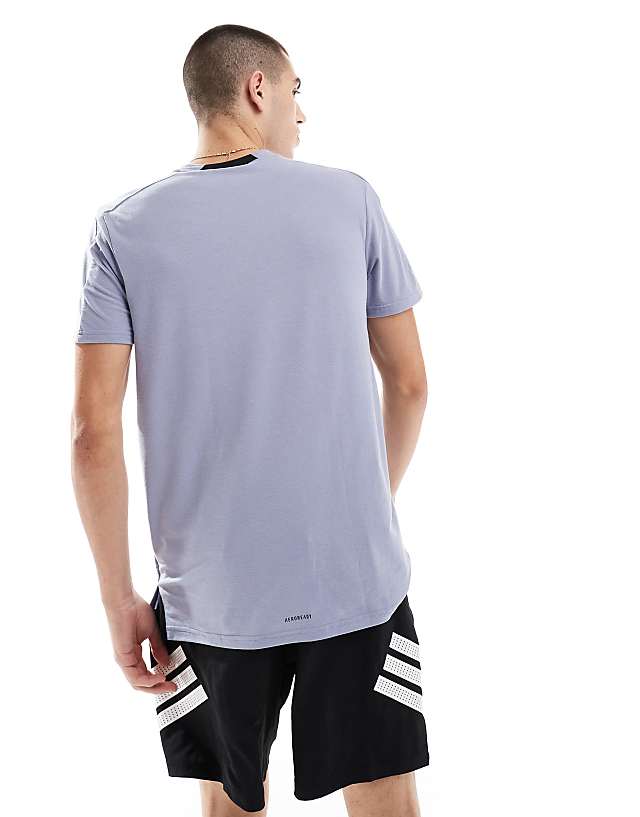 Asos Adidas Training D4T T-shirt In Violet