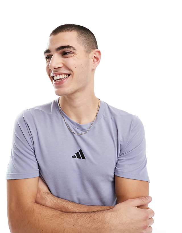 asos adidas Training D4T t-shirt in violet