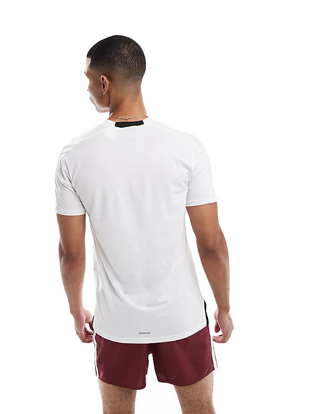 Asos Adidas Training D4T T-shirt In White