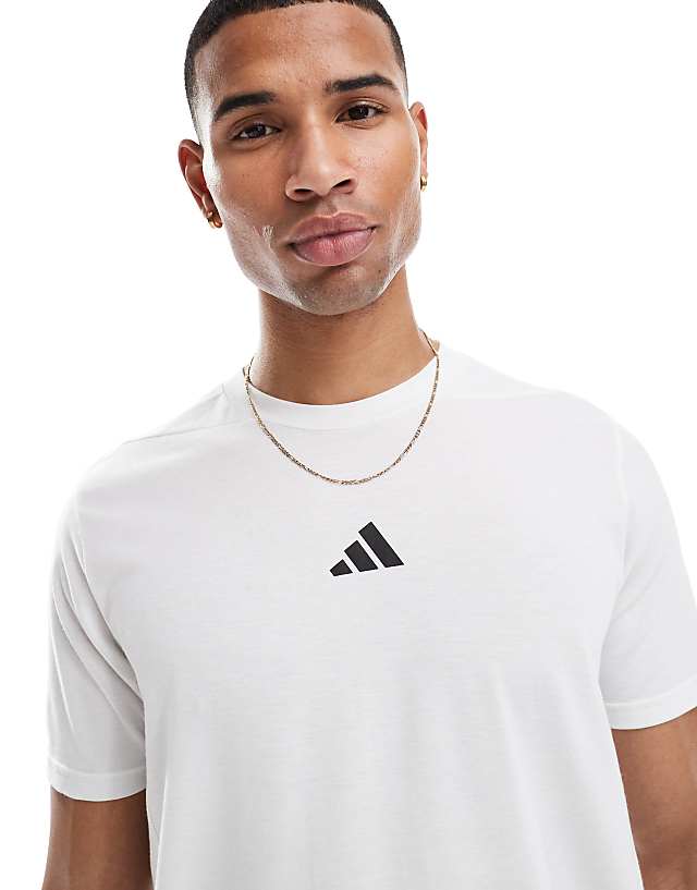 Asos Adidas Training D4T T-shirt In White